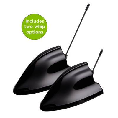 Taoglas MA1290 (Raptor III) 6-in-1 Public Safety Antenna with 2 Whips, MIMO 5G/4G, MIMO WiFi, GNSS, Active AM/FM